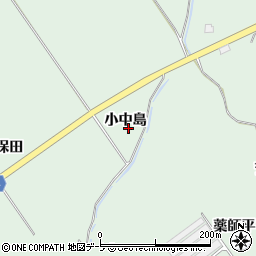 青森県南部町（三戸郡）福田（小中島）周辺の地図