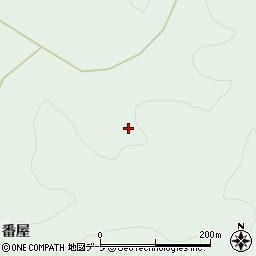 青森県八戸市是川笹子山周辺の地図