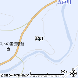青森県新郷村（三戸郡）戸来（沢口）周辺の地図