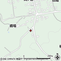 青森県三戸郡南部町福田奥ノ城周辺の地図