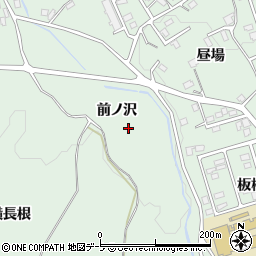 青森県南部町（三戸郡）福田（前ノ沢）周辺の地図