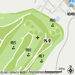 青森県三戸郡階上町赤保内外平周辺の地図