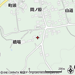 青森県南部町（三戸郡）福田（橋場）周辺の地図