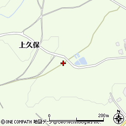 青森県三戸郡階上町道仏上久保周辺の地図