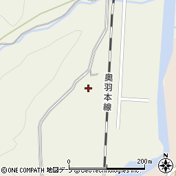 青森県平川市碇ヶ関（山本）周辺の地図