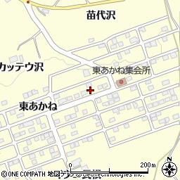 青森県南部町（三戸郡）埖渡（東あかね）周辺の地図