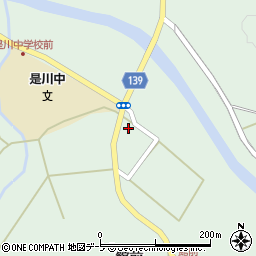 青森県八戸市是川（東前田）周辺の地図