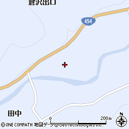 青森県三戸郡新郷村戸来倉沢出口周辺の地図