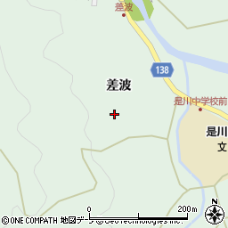 青森県八戸市是川差波63周辺の地図