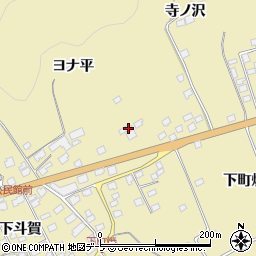 青森県三戸郡南部町斗賀川向周辺の地図