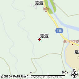 青森県八戸市是川差波64周辺の地図