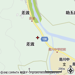 青森県八戸市是川差波56周辺の地図
