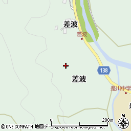 青森県八戸市是川差波67周辺の地図
