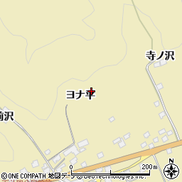 青森県三戸郡南部町斗賀ヨナ平周辺の地図