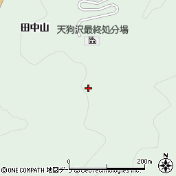 青森県八戸市是川田中山周辺の地図
