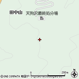 青森県八戸市是川（田中山）周辺の地図