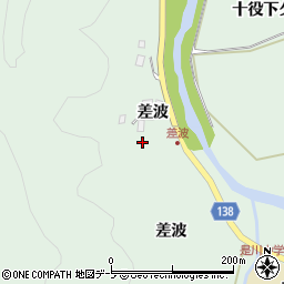 青森県八戸市是川差波38周辺の地図