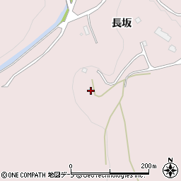 青森県八戸市松館長坂周辺の地図