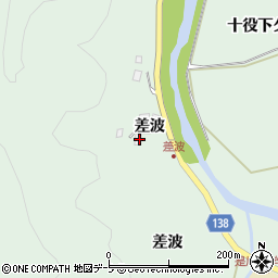 青森県八戸市是川差波36周辺の地図