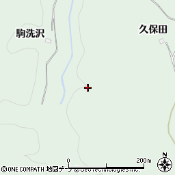青森県八戸市是川久保田周辺の地図