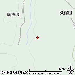 青森県八戸市是川（久保田）周辺の地図