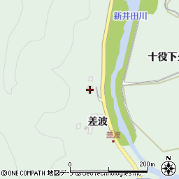 青森県八戸市是川差波24周辺の地図