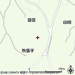 青森県八戸市櫛引箒窪周辺の地図