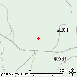 青森県八戸市是川（志民山）周辺の地図