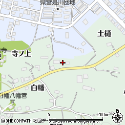 青森県八戸市是川白幡34周辺の地図