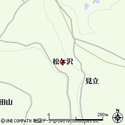 青森県八戸市櫛引（松ケ沢）周辺の地図