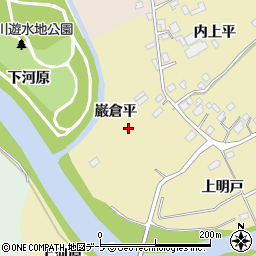 青森県南部町（三戸郡）小泉（巌倉平）周辺の地図