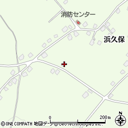 青森県三戸郡階上町道仏浜久保3周辺の地図