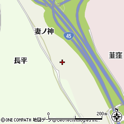 青森県八戸市坂牛（妻ノ神）周辺の地図