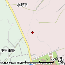 青森県八戸市松館水野平周辺の地図