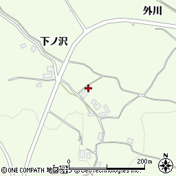 青森県八戸市櫛引山田周辺の地図