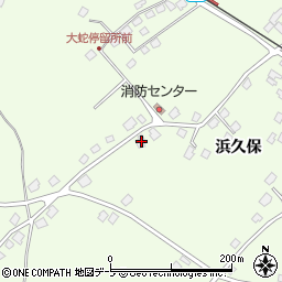 青森県三戸郡階上町道仏浜久保3-18周辺の地図