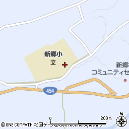 青森県三戸郡新郷村戸来大久保周辺の地図