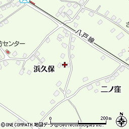 青森県三戸郡階上町道仏浜久保14-64周辺の地図