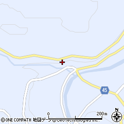 青森県新郷村（三戸郡）戸来（川代坂ノ上）周辺の地図