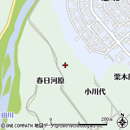 青森県八戸市是川小川代周辺の地図