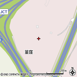 青森県八戸市田面木韮窪周辺の地図