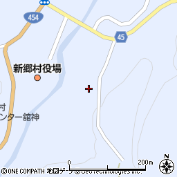 青森県新郷村（三戸郡）戸来（舘向）周辺の地図