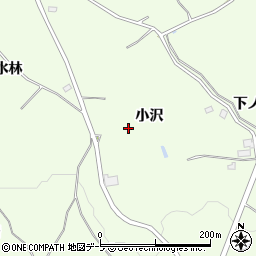 青森県八戸市櫛引（小沢）周辺の地図