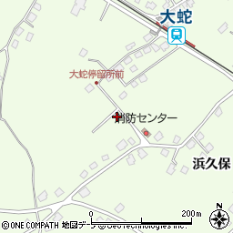 青森県三戸郡階上町道仏浜久保30周辺の地図