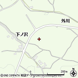 青森県八戸市櫛引下ノ沢周辺の地図