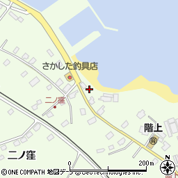 青森県三戸郡階上町道仏浜久保51周辺の地図