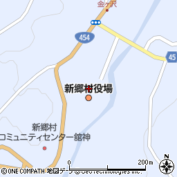 青森県新郷村（三戸郡）戸来（風呂前）周辺の地図