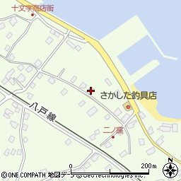 青森県三戸郡階上町道仏浜久保14-119周辺の地図