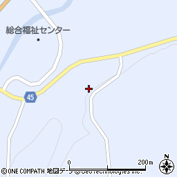 青森県三戸郡新郷村戸来林ノ上周辺の地図