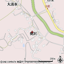 青森県八戸市松館（奥沢）周辺の地図